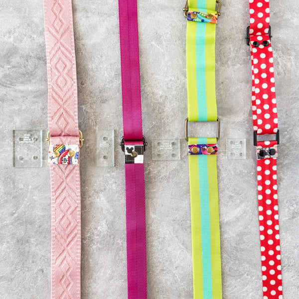 Strap End Template With Rivet Placement - Set of 4 - Soda