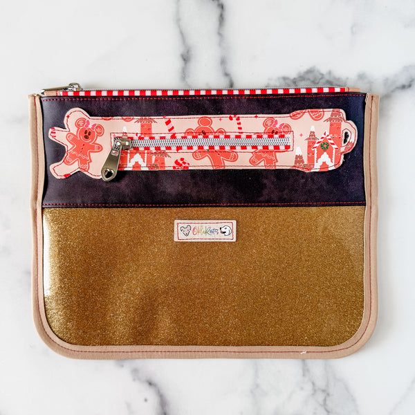As Seen On OklaRoots! Holiday Curved Bottom Zipper Pouch