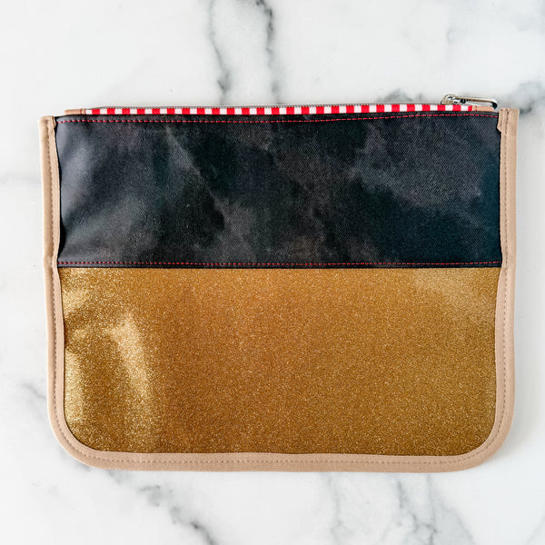 As Seen On OklaRoots! Holiday Curved Bottom Zipper Pouch