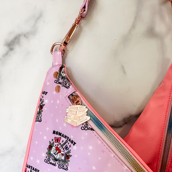 As Seen On OklaRoots! Pink Romantasy Traudy Triangular Shoulder Bag