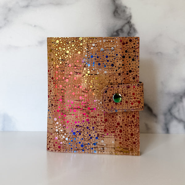 As Seen On OklaRoots! Rainbow Cork Passport Wallet