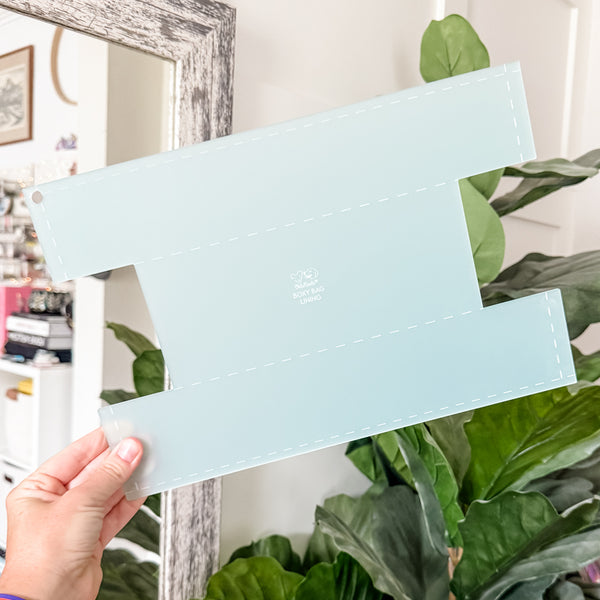 Classic Boxy Bag - Lining - Frosted Seafoam - Single Acrylic Template