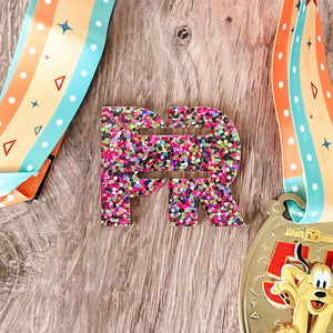 PR Dunzeez™ / Bag Bling - Black Lime Pink Dots