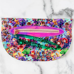 Chat Zipper Accent Template - Mint - 3 Sizes Available