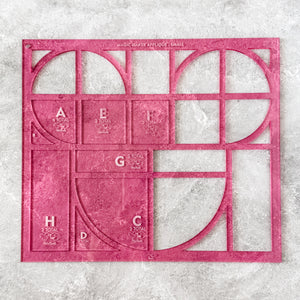 Magic Maker Applique Template Set of 9 - Size Small - PINK