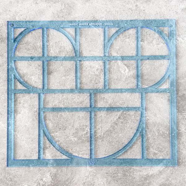 Magic Maker Applique Template Set of 9 - Size Small - OCEAN - FRAGILE: PLEASE INCLUDE ROUTE ON YOUR ORDER