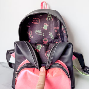 As Seen On OklaRoots - Hot Pink Dreamer Mini Backpack