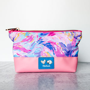 Pink and Purple Swirls - Snack Pouch