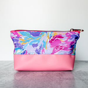 Pink and Purple Swirls - Snack Pouch