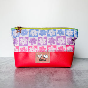 Floral Grid - Snack Pouch