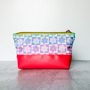 Floral Grid - Snack Pouch