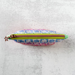Floral Grid - Snack Pouch