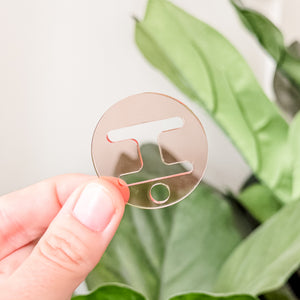 Removable Circle Strapzeez™ - Rose Gold