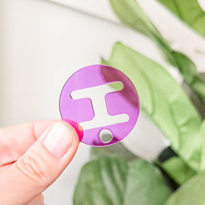 Removable Circle Strapzeez™ - Purple