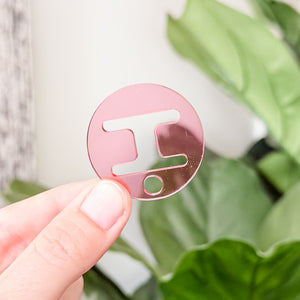 Removable Circle Strapzeez™ - Pink