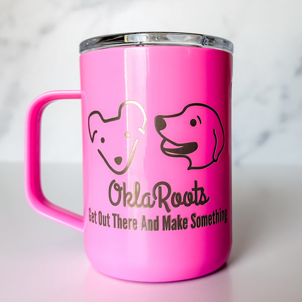 OklaRoots - Miami Pink - Corkcicle 16oz Mug