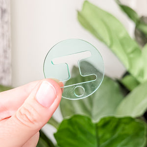 Removable Circle Strapzeez™ - Light Green