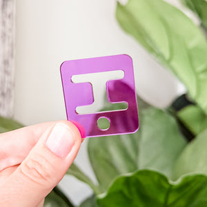Removable Rectangle Strapzeez™ - Purple