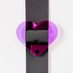 Removable Heart Strapzeez™ - Purple