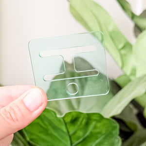 Removable Rectangle Strapzeez™ - Light Green