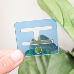 Removable Rectangle Strapzeez™ - Blue