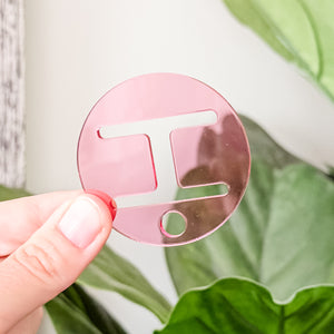 Removable Circle Strapzeez™ - Pink