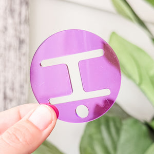 Removable Circle Strapzeez™ - Purple