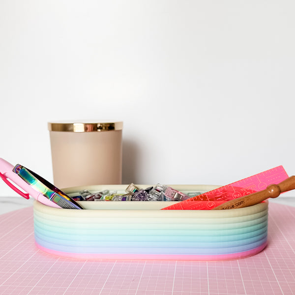 Craft Organizer - Rods - Matte Rainbow - Lavender To Yellow