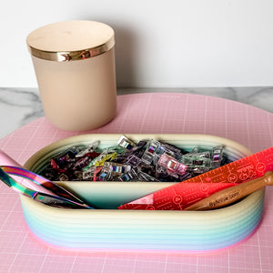 Craft Organizer - Rods - Matte Rainbow - Lavender To Yellow