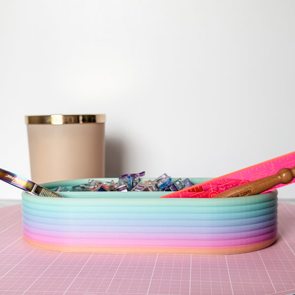 Craft Organizer - Rods - Matte Rainbow Pink to Mint