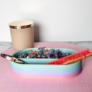 Craft Organizer - Rods - Matte Rainbow Pink to Mint