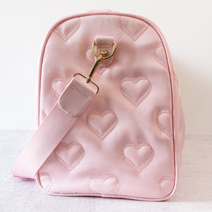 RESELL ITEM - Puffy Heart Pink Duffel