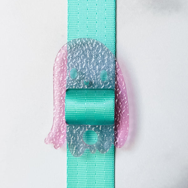 Removable Ghosty Strapzeez™ - Bubble Textured Pink