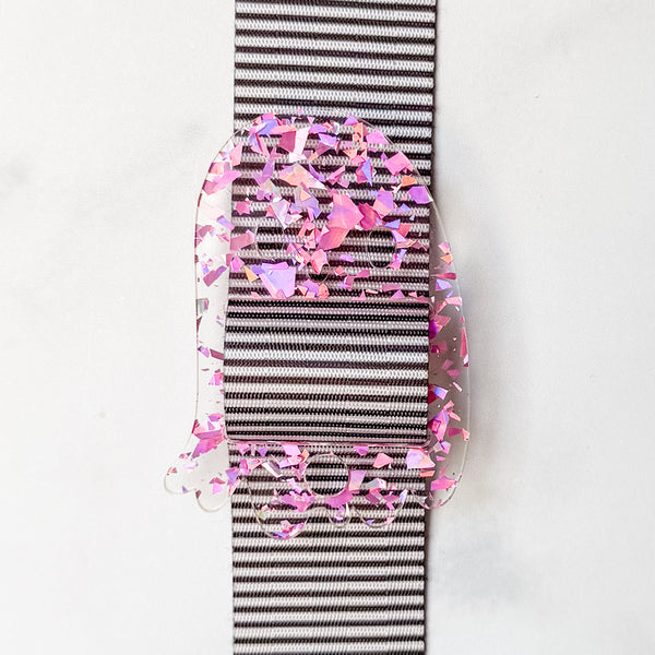 Removable Ghosty Strapzeez™ - Pink Foil