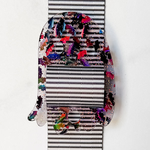 Removable Ghosty Strapzeez™ - Glitter Bats