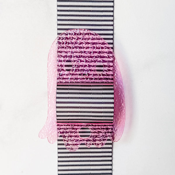 Removable Ghosty Strapzeez™ - Bubble Textured Pink
