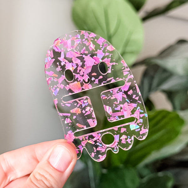 Removable Ghosty Strapzeez™ - Pink Foil