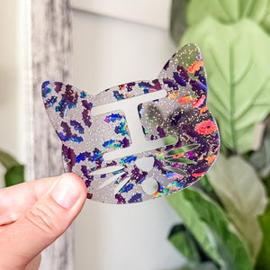 Removable Cat Head Strapzeez™ - Glitter Bats