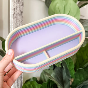 Craft Organizer - Rods - Rainbow - Lavender To Yellow