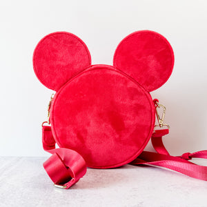 RESELL ITEM - Red Velvet Mouse Crossbody Bag