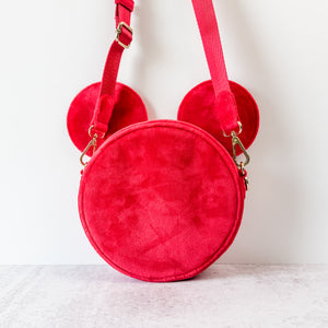 RESELL ITEM - Red Velvet Mouse Crossbody Bag