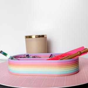 Craft Organizer - Rods - Rainbow - Blue To Lavender