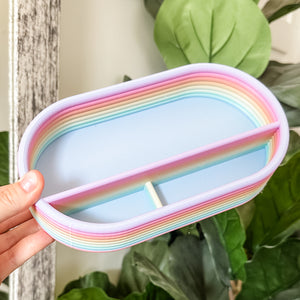 Craft Organizer - Rods - Rainbow - Blue To Lavender