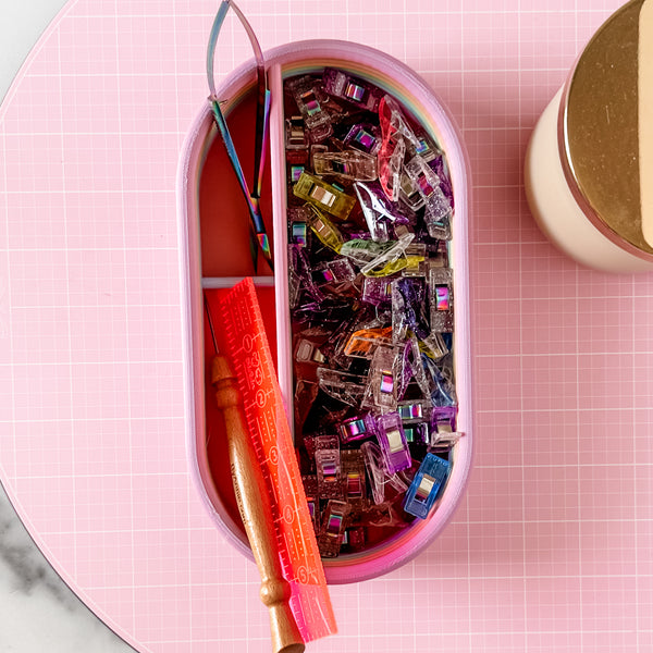 Craft Organizer - Rods - Rainbow - Peach To Pink