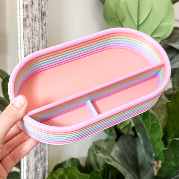 Craft Organizer - Rods - Rainbow - Peach To Pink
