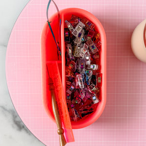 Craft Organizer - Rods - Peachy Pink Glow In The Dark