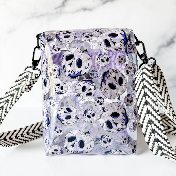 The Babi Boxy Crossbody! - Purple Poison - Fully Boxed Clear Bag With Strap