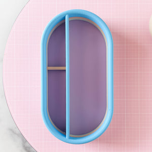 Craft Organizer - Rods - Rainbow / Sky Blue