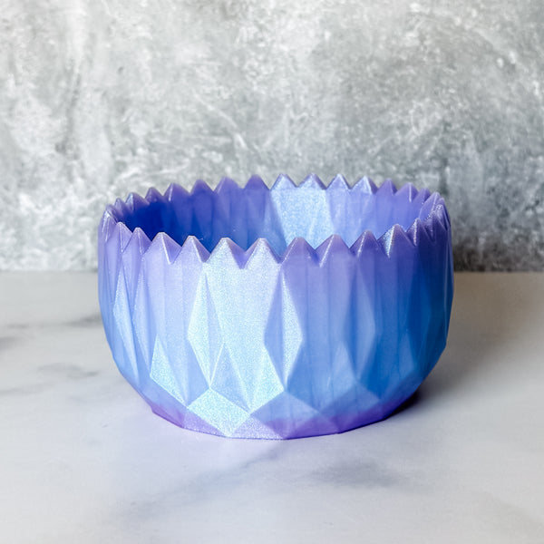Spiked Craft Bowl - Light Blue / Lavender - Designed by Newt!