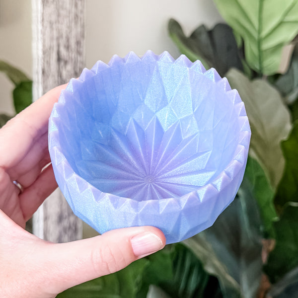Spiked Craft Bowl - Light Blue / Lavender - Designed by Newt!